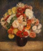 Pierre Auguste Renoir Bouquet of Chrysanthemums oil painting artist